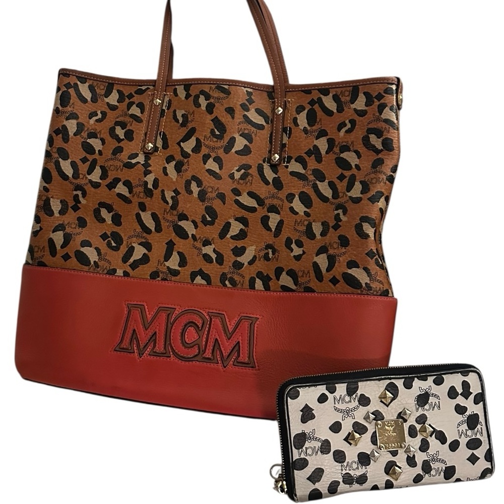✨ Rare MCM Combo: Limited edition wallet + tote